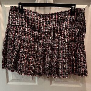 Sugar Thrillz Multicolor Tweed Mini Skirt